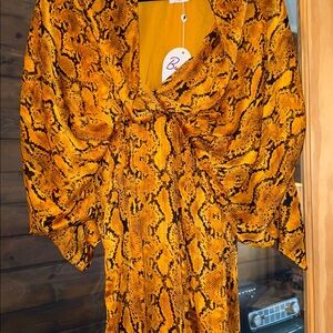 Women's Snake Print Dress